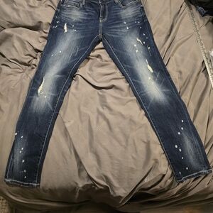 Distressed Blue Women's Jeans